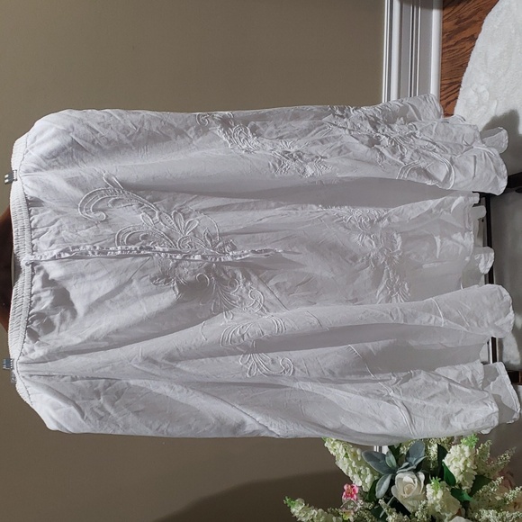 Nwt Metro Wear white cotton skirt - Picture 2 of 9